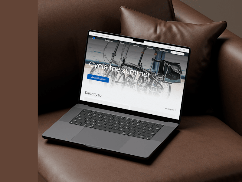 Cover image for Responsive bicycle E-Commerce