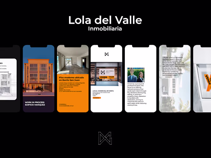Cover image for Complete Brand Identity Design for Lola del Valle Real Estate