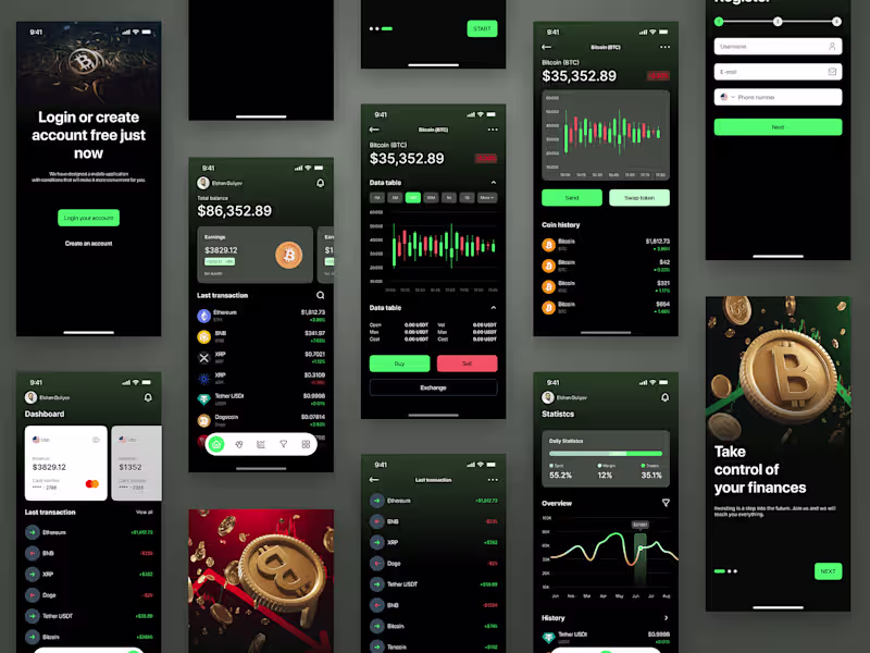 Cover image for Crypto manage application