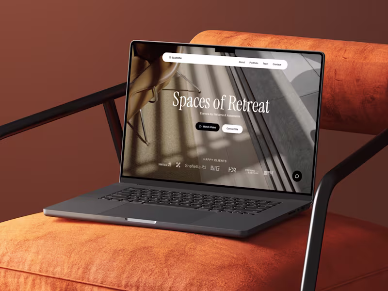 Cover image for Website design project for an architecture firm