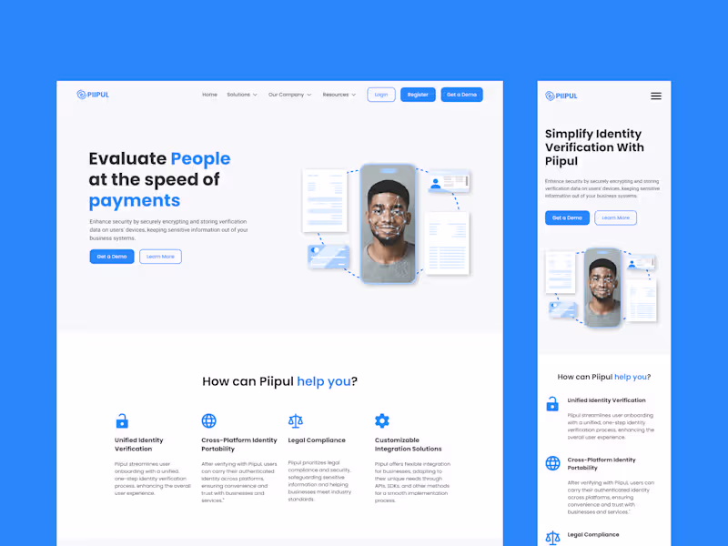 Cover image for You will get Fully Responsive Web and Mobile UI Design in Figma.