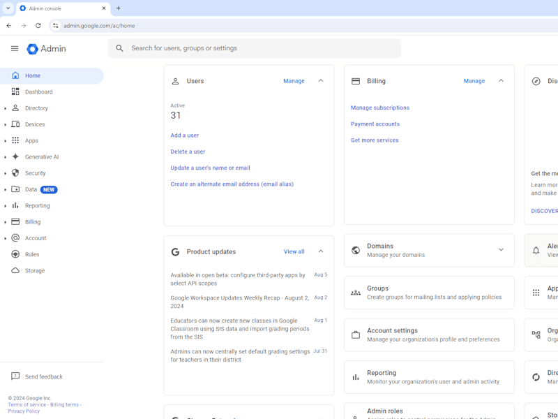 Cover image for Customized Google Workspace Setup for Business