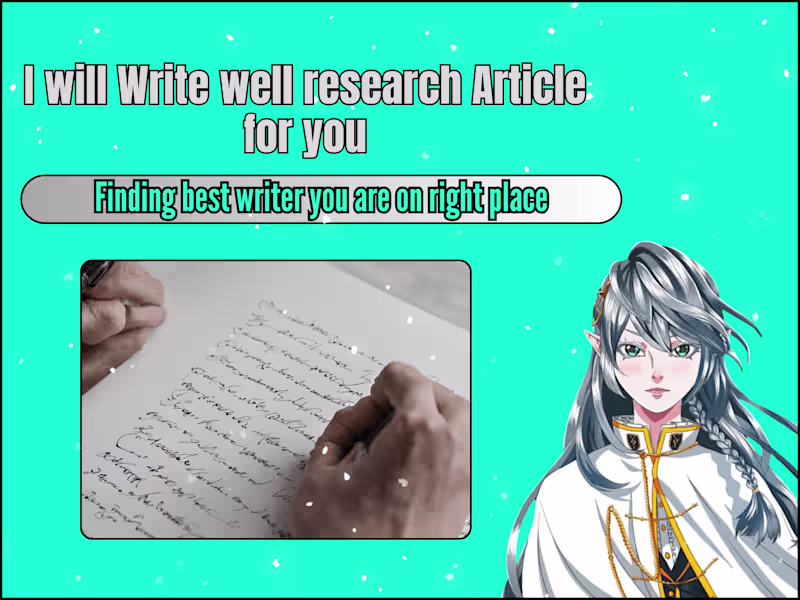 Cover image for I will be your Creative Writer