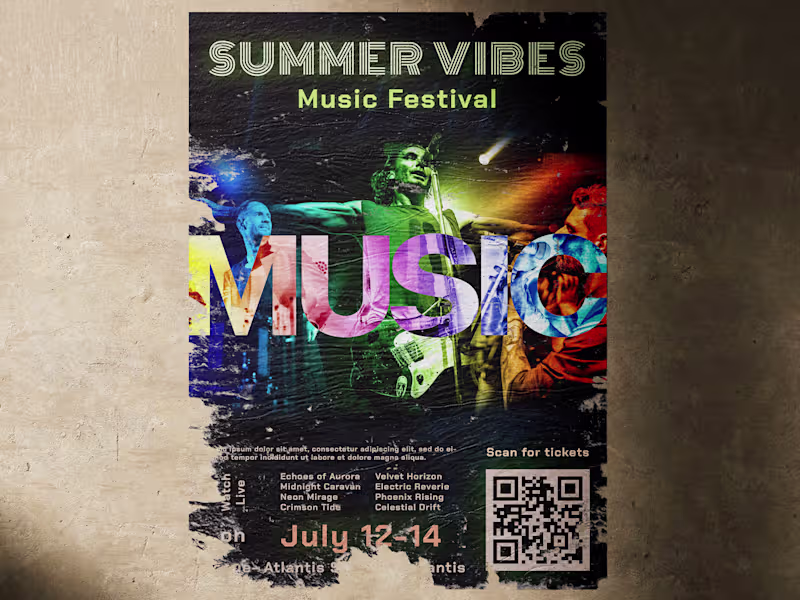 Cover image for Music Festival Poster :: Behance