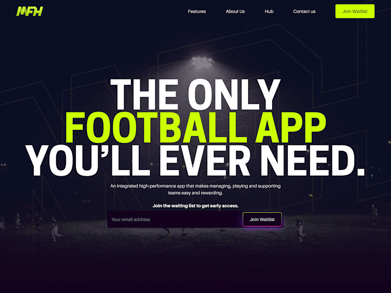 Cover image for My Football Hub - Designing A Website for A Football App