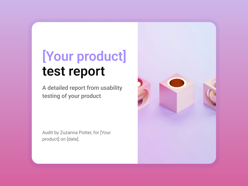 Cover image for Usability testing (remote)