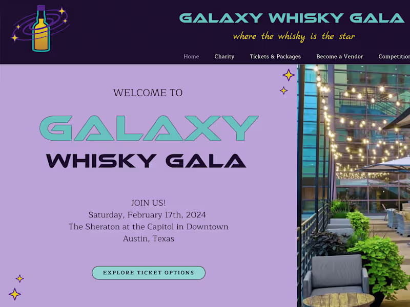 Cover image for Website Development for a Non-Profit Gala Event