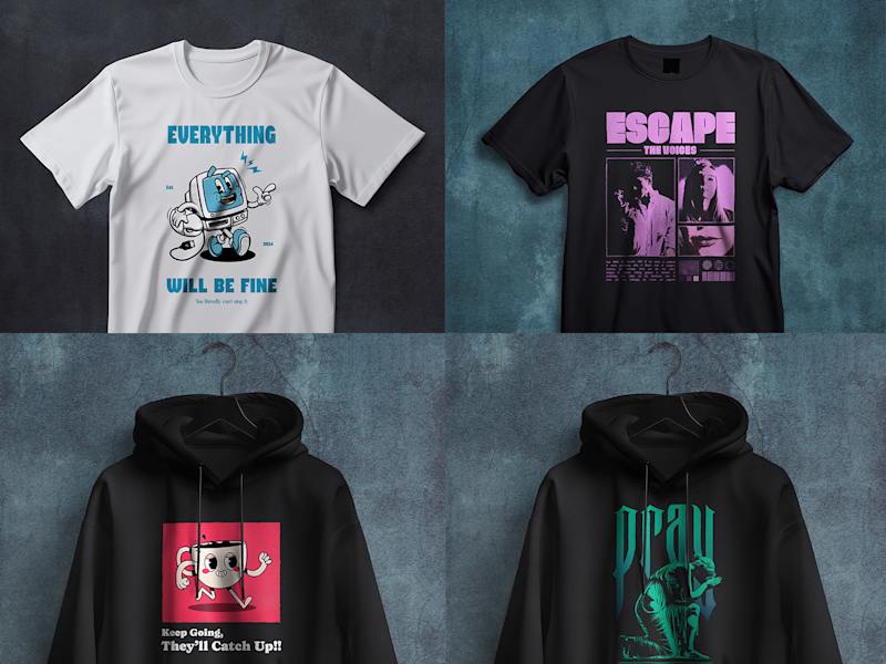 Cover image for Merch Design | Retro Illustration