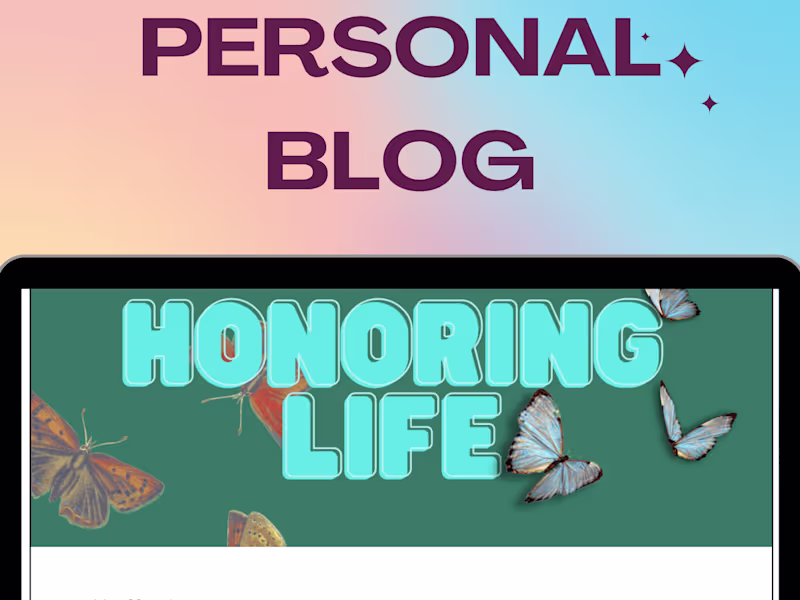 Cover image for Personal Blog - Muser's Manifesto 