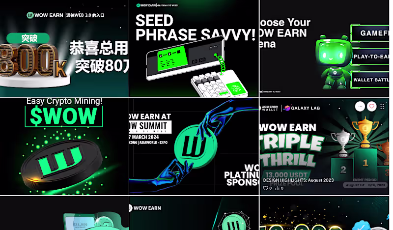 Cover image for Web3 brand consistent social media flyers banners 