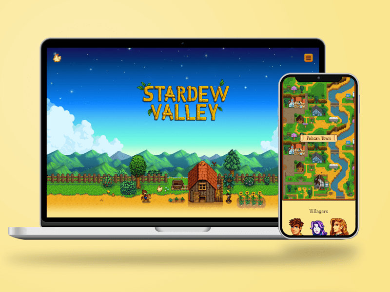 Cover image for Stardew Valley Website Redesign