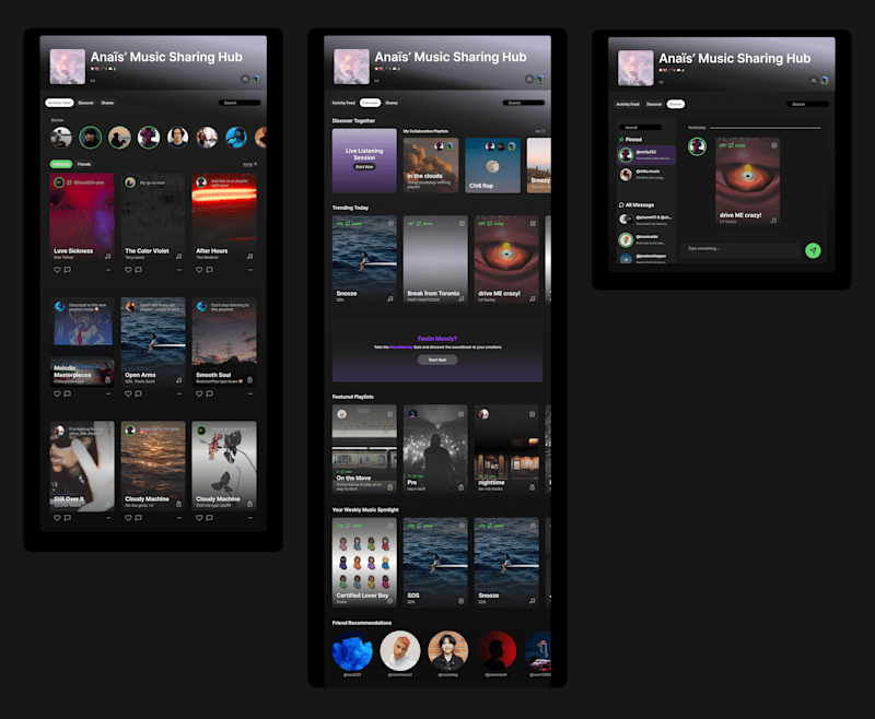 Cover image for Spotify Music Sharing Hub