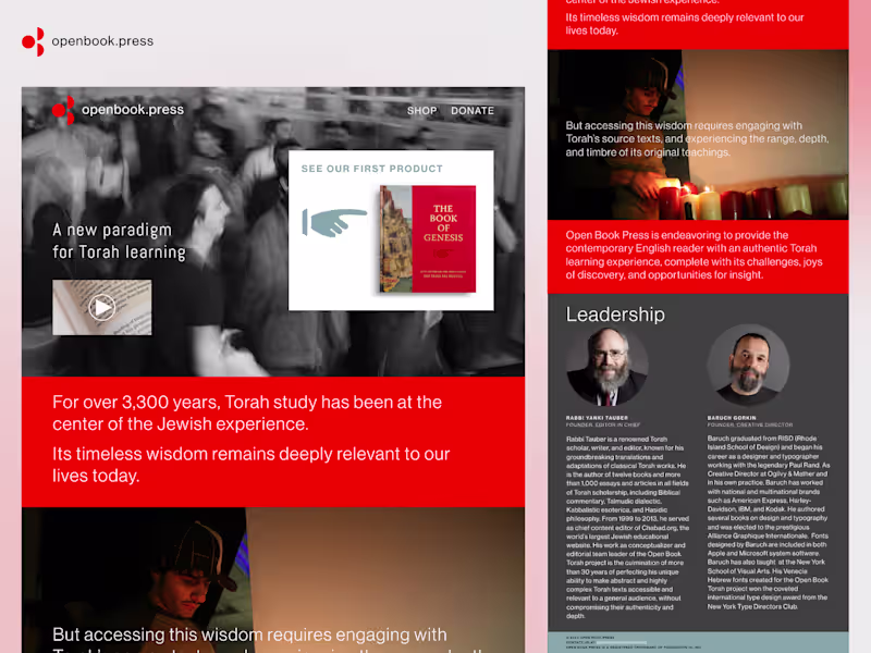 Cover image for Open Book Press