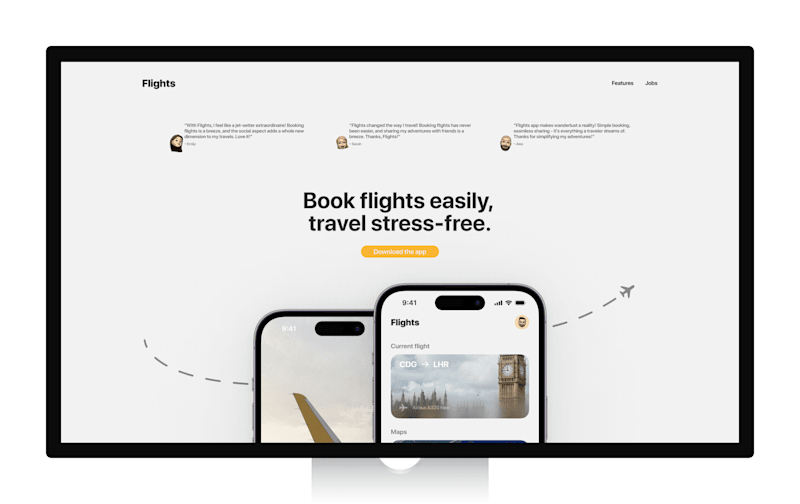 Cover image for Flights App Concept