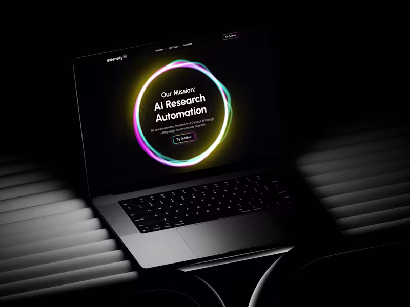 Cover image for Branding & Website for ExtensityAI