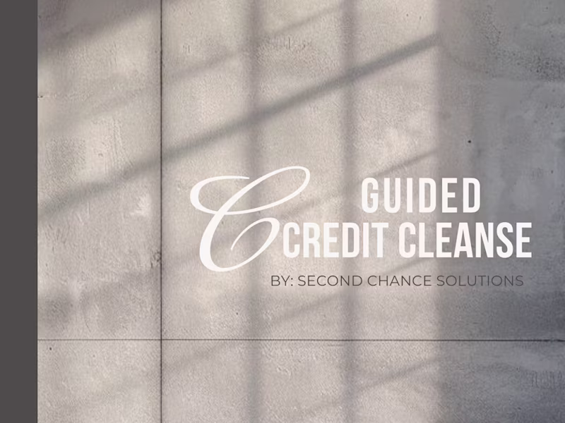 Cover image for Created an educational e-guide to simplify credit repair con...