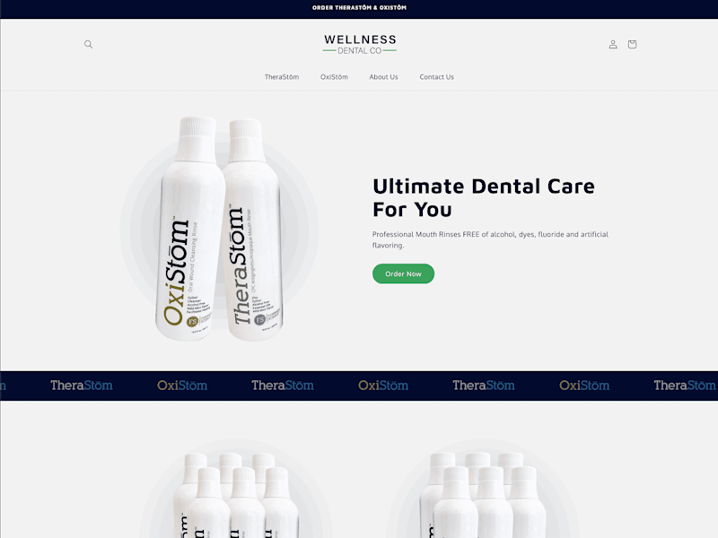 Cover image for  Dental Care Brand - 2 Product Shopify Store