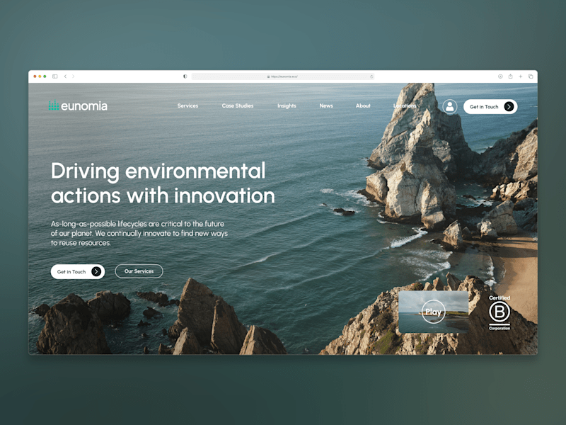 Cover image for Eunomia - Environmental Research & Consulting Website