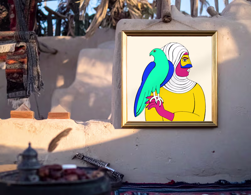 Cover image for Commissioned Artworks (Inspired by Arab World)