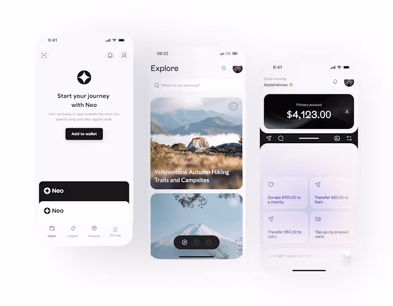 Cover image for Interaction Design - Mobile App