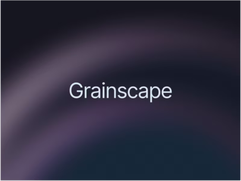 Cover image for Grainscape