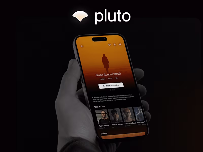 Cover image for Pluto: Redefining Streaming with Vision Pro Integration 