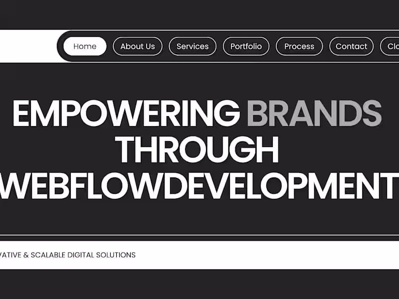 Cover image for Webflow Developer |Modern, Responsive & High-Converting Websites