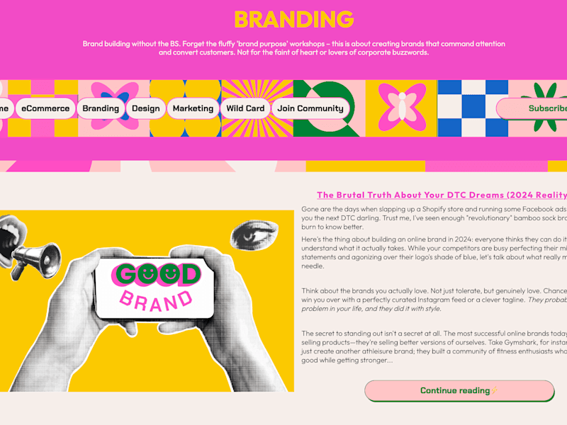 Cover image for Lemonade Stand Club | Web Design & Branding