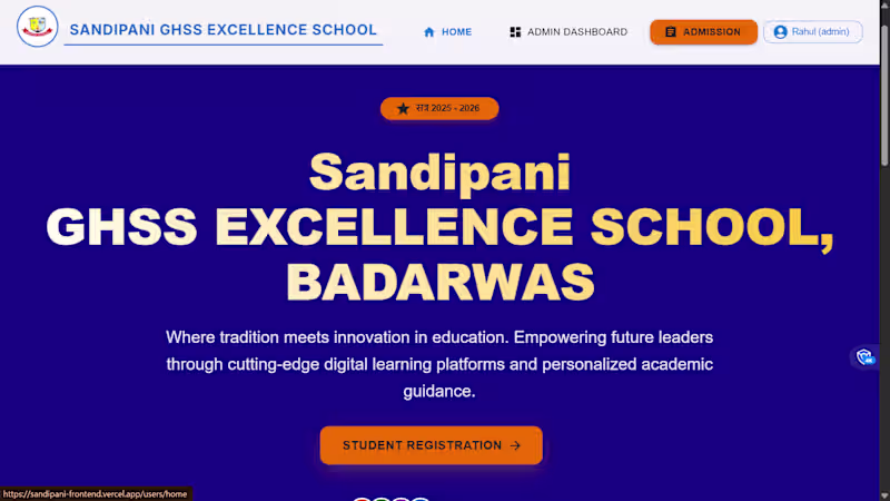 Cover image for 🏫 School Management System – Student & Teacher Portal (MERN...