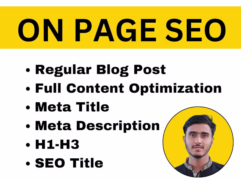 Cover image for I will do Wordpress On Page SEO by Yoast and Rank Math