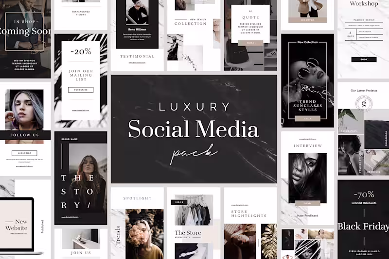 Cover image for Luxury Social Media Designs