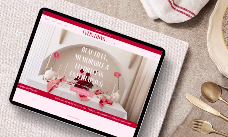 Cover image for Everything Extra - Website In A Day