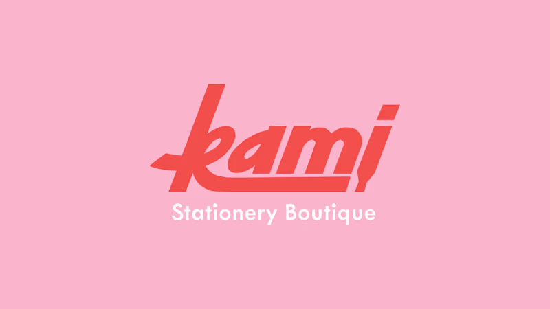 Cover image for Kami Stationery Boutique: Logo Design & Branding