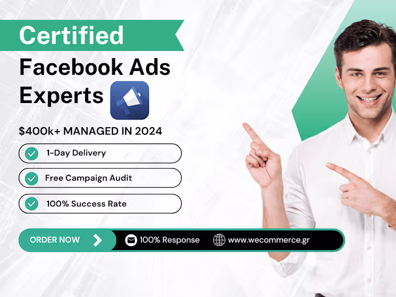 Cover image for Facebook Ads Setup and Management - Reach the right Audience!