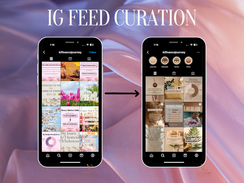 Cover image for Curated Instagram Feed for Personal Brand
