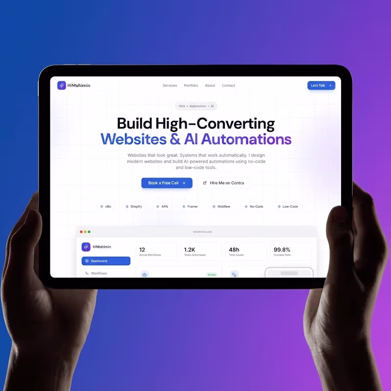 Cover image for Personal Portfolio Website for HiMohimin