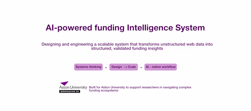 Cover image for AI Data Transformation for Funding Opportunities