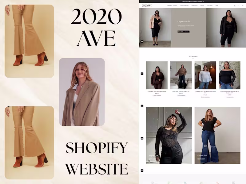 Cover image for 2020 AVE | Shopify Website