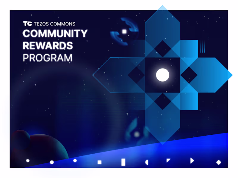 Cover image for Tezos Community Rewards NFT Design