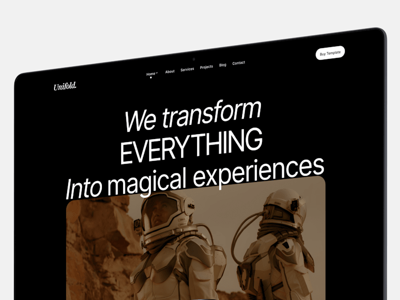 Cover image for Unifold - Creative Agency Website