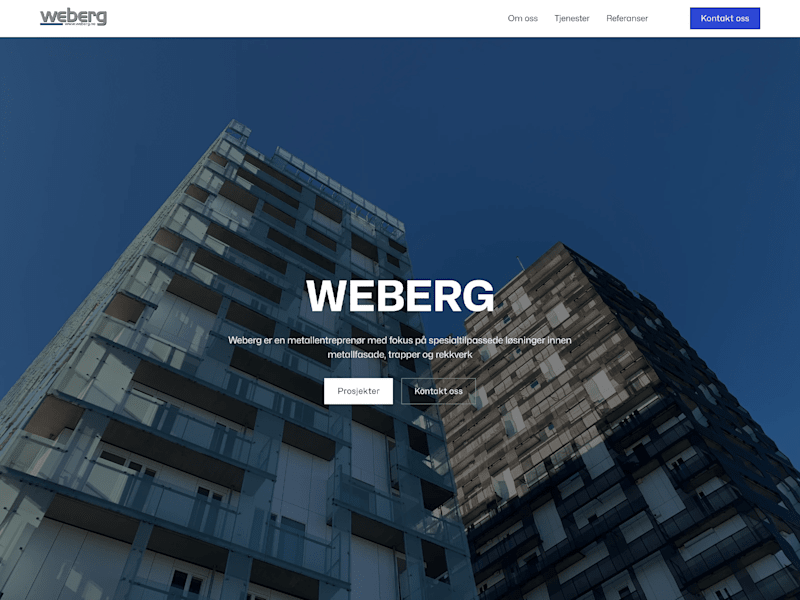 Cover image for Weberg AS - Metallentreprenør med fokus på spesialtilpassede lø…
