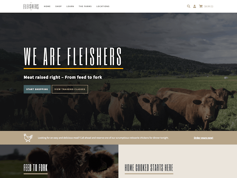 Cover image for High-End Butchery Shops in NYC | A custom WooCommerce site