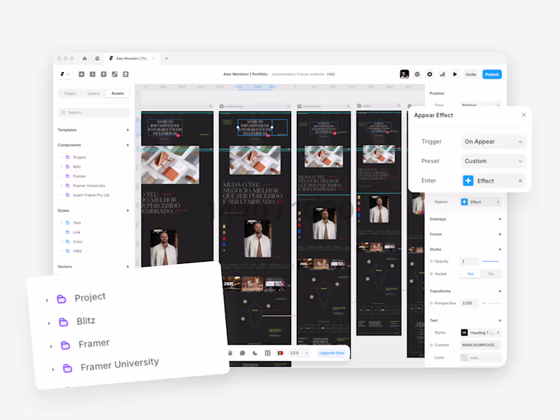 Cover image for Framer Website & Landing Page Design — Custom Design & Website