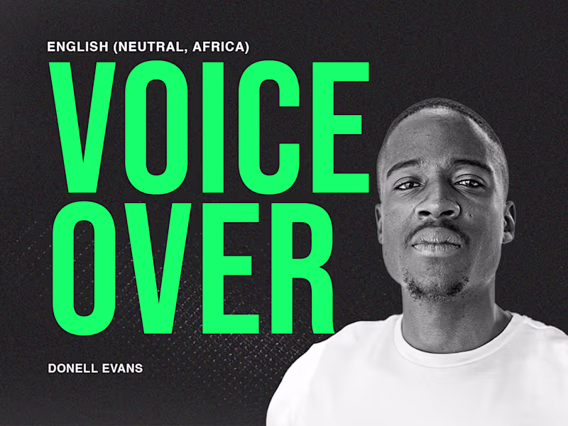 Cover image for  Voiceover - grounded, warm, relatable