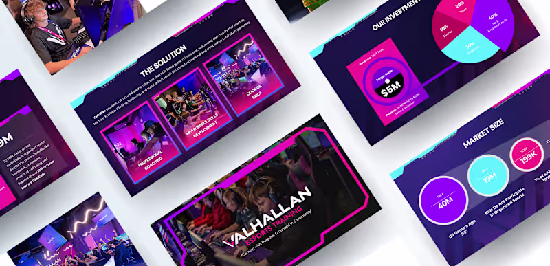 Cover image for Esports Gaming Pitch Deck & Investor Presentation
