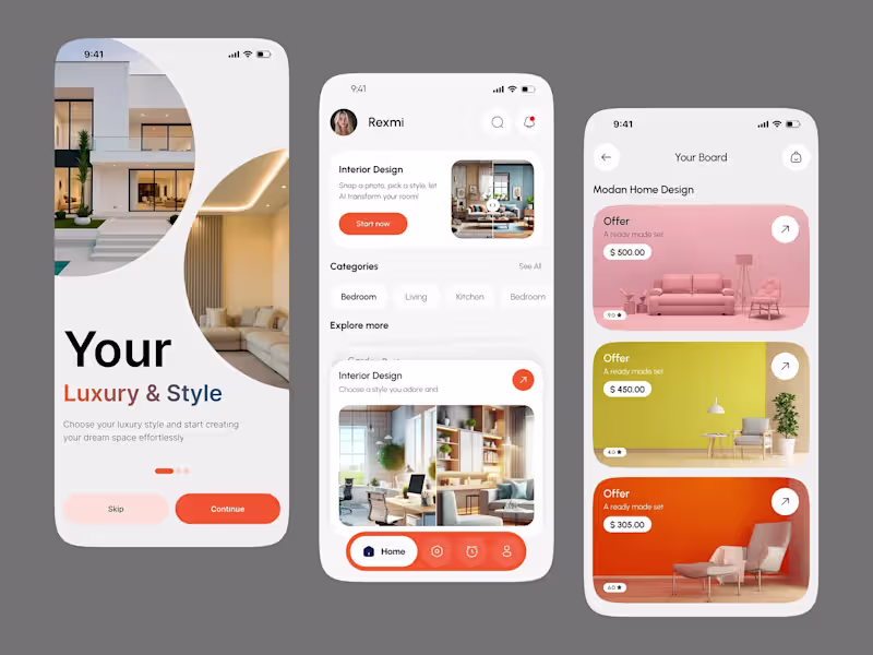 Cover image for Interior Mobile App