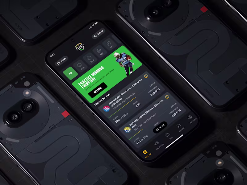 Cover image for NHA Sports Betting Mobile App Redesign | iOS & Android