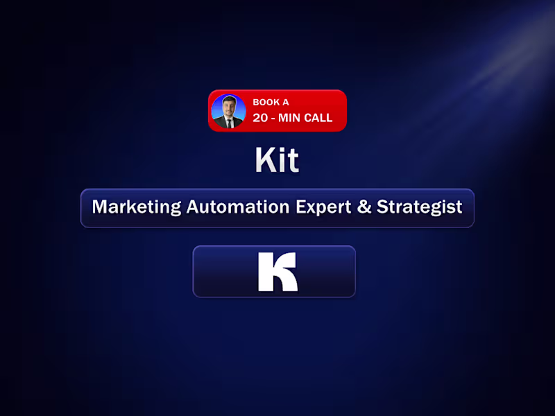 Cover image for Marketing Automation Expert & Strategist - Kit 