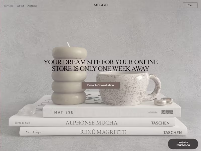 Cover image for YOUR DREAM SITE FOR YOUR ONLINE STORE IS ONLY ONE WEEK AWAY ...