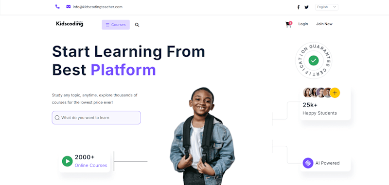 Cover image for E Academy: A Platform for Kids’ Coding Teachers